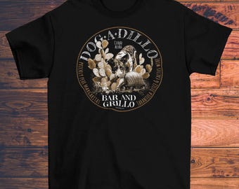 Dog-A-Dillo Armadillo Bar and Grillo T-Shirt