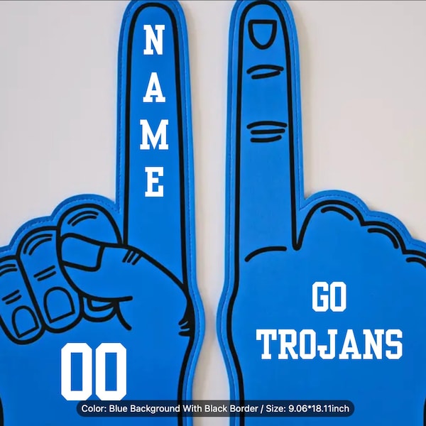 Custom Foam Finger, personalized foam finger