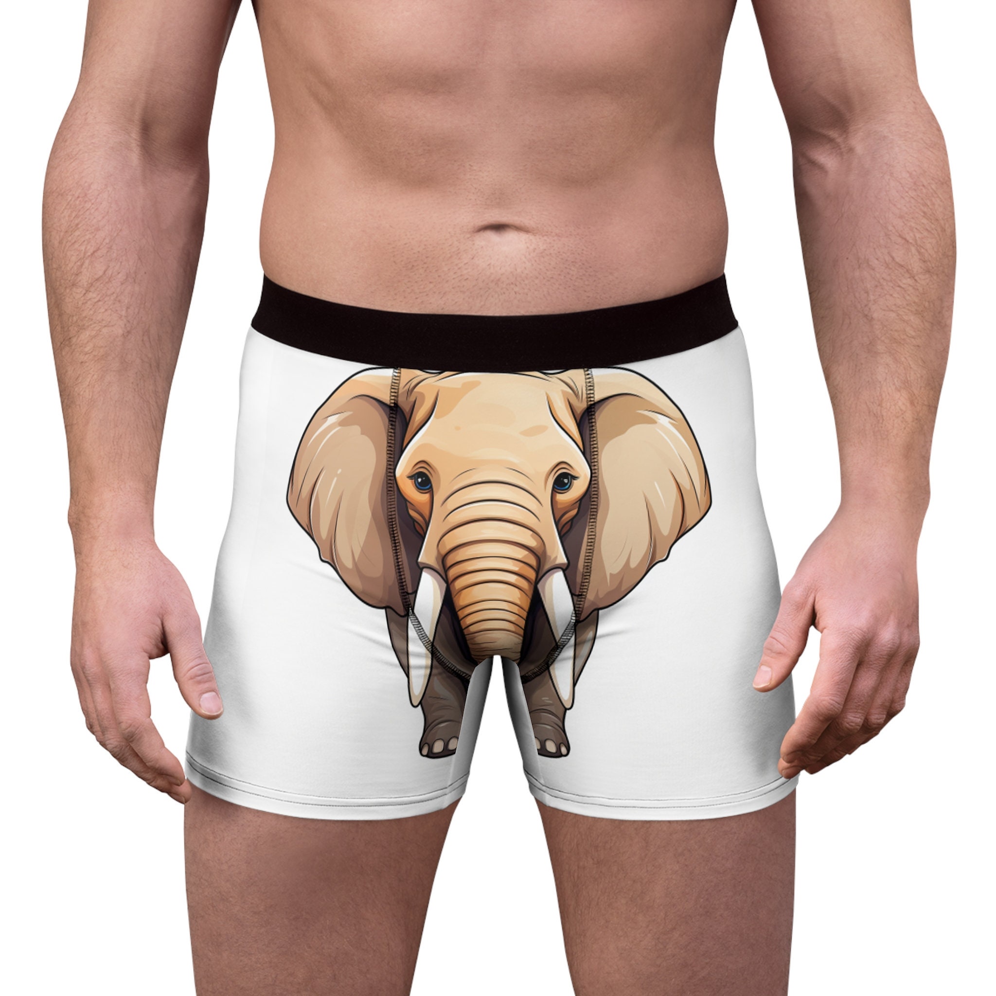 BOXERS Boxertanga ajuste calzoncillos elefante grande hombre nuevo ropa  interior cintura