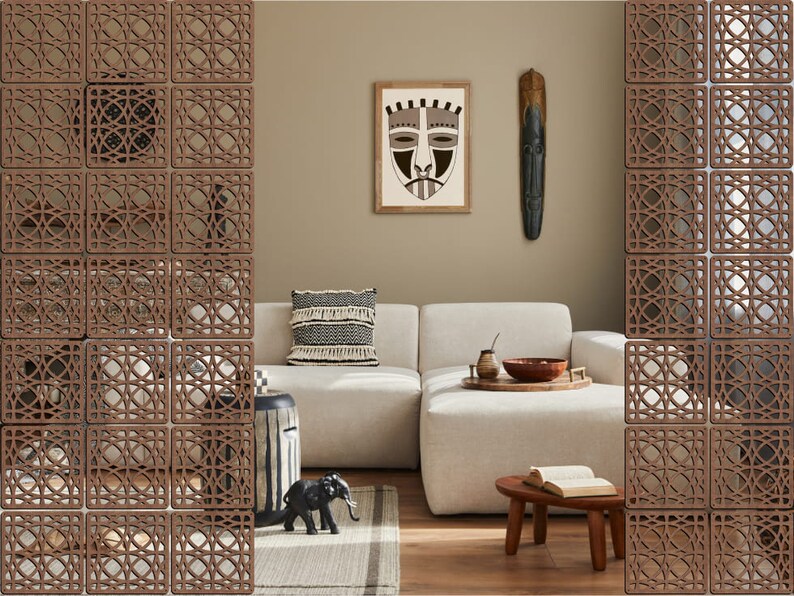 Room Divider Panels, Privacy Wood Partition, Hanging Room Dividers