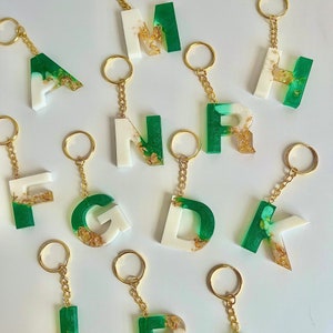 Chaveiro personalizado, Chaveiro de resina, Chaveiro com inicial, Chaveiro com letra, presente de aniversário, Presente para novo motorista