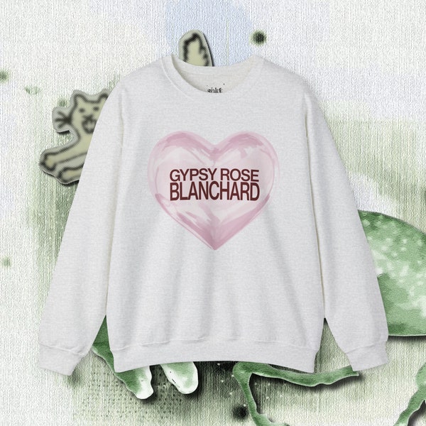 I Love Gypsy Rose Blanchard - Sweater | Cutesie Core Crewneck In Solidarity With Her Prison Release | UNISEX | ShirtStains