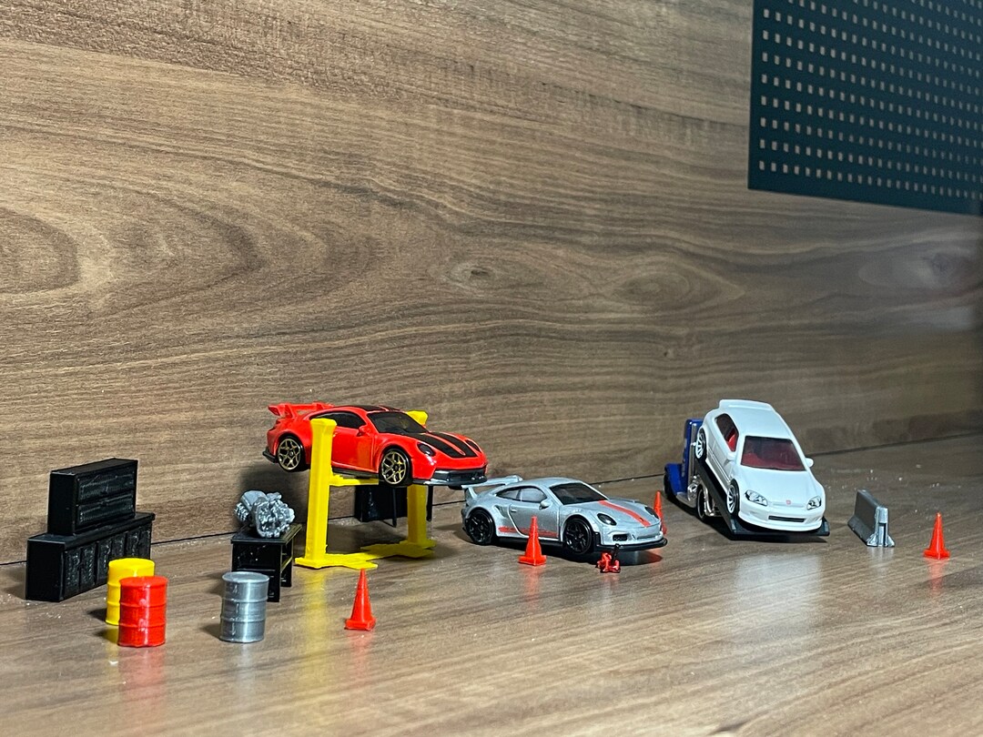 1/64 Model Car Service Hot Wheels Supplies Diorama Model Etsy