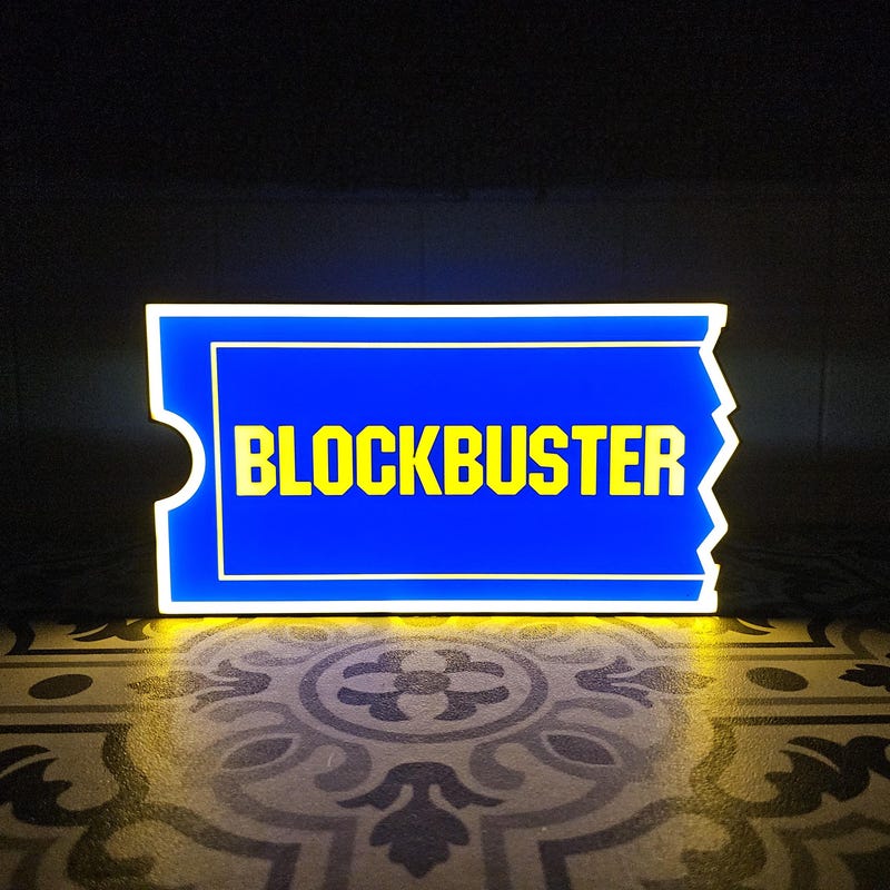 Blockbuster Sign - Etsy