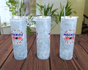 Hockey Mom 20oz Tumbler Wrap – PNG Digital Download