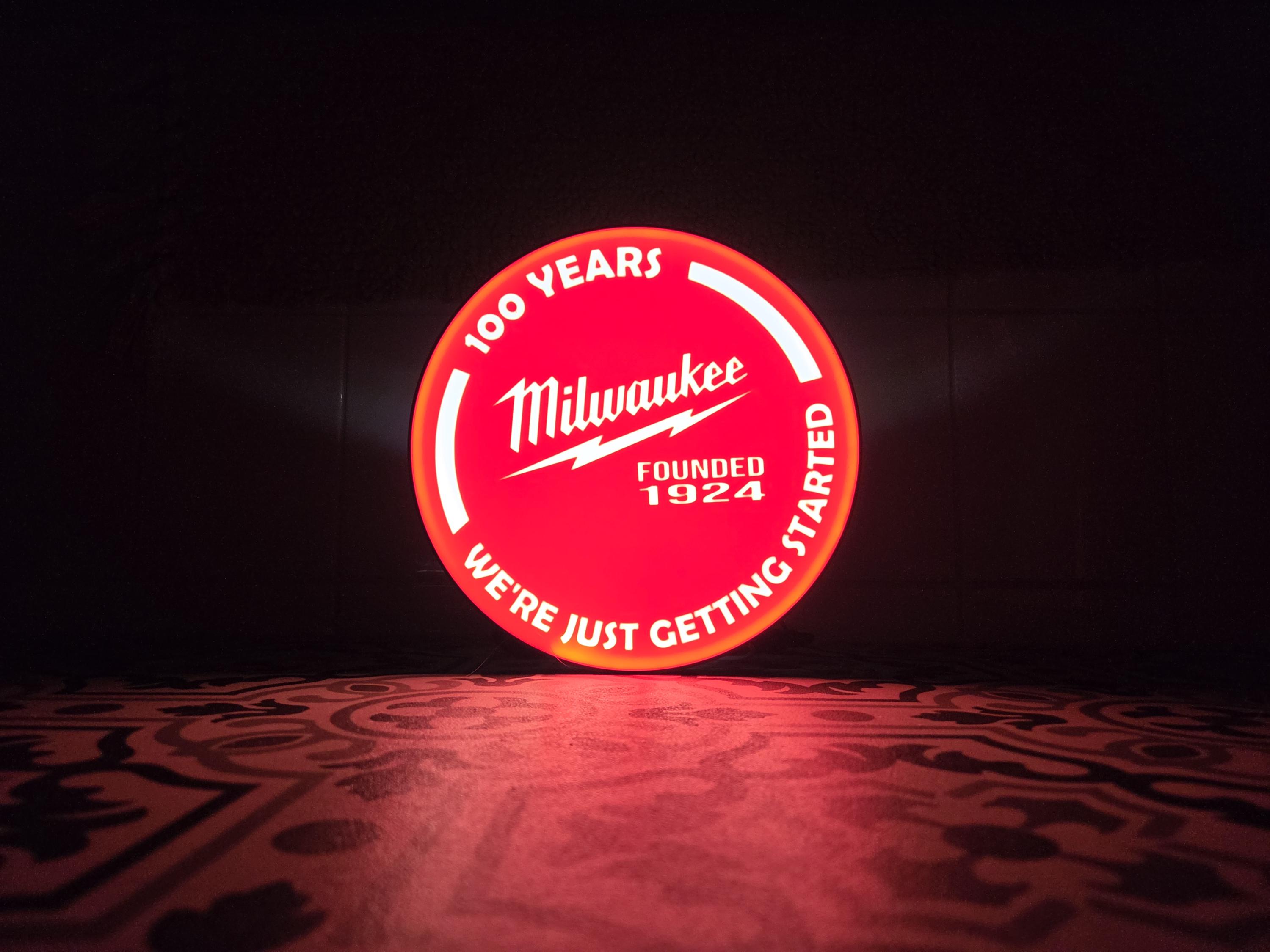 Milwaukee Tools LED Lightbox Sign – 3D Printed, Fan Art - Etsy