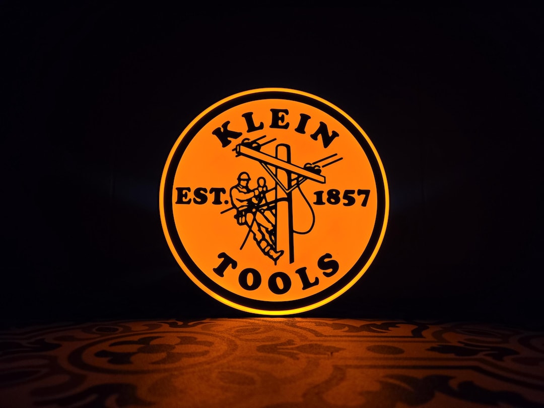 Klein Tools Fan Art - 3D Printed LED Lightbox Sign - Etsy