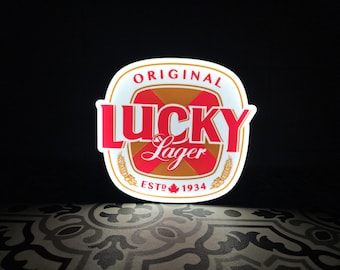 Beer LED Lightbox Sign - Bar Decor