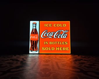 Coca Cola LED Lightbox  – 3D Printed Mancave Decor