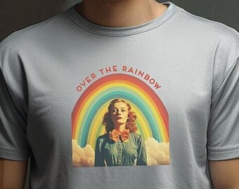 Over the Rainbow Vintage Woman Tee