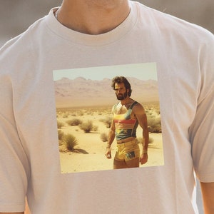 Retro Futuristic Hairy Desert Dweller Tee