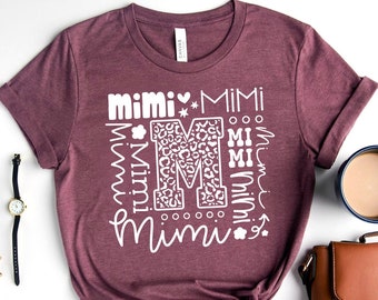 Mimi Shirt, Muttertag Shirt, Mimi Zitat Shirt, Oma Shirt, Leopard Mimi, Mama Shirt, Oma Geschenk, Mama Shirt, Muttertagsgeschenk