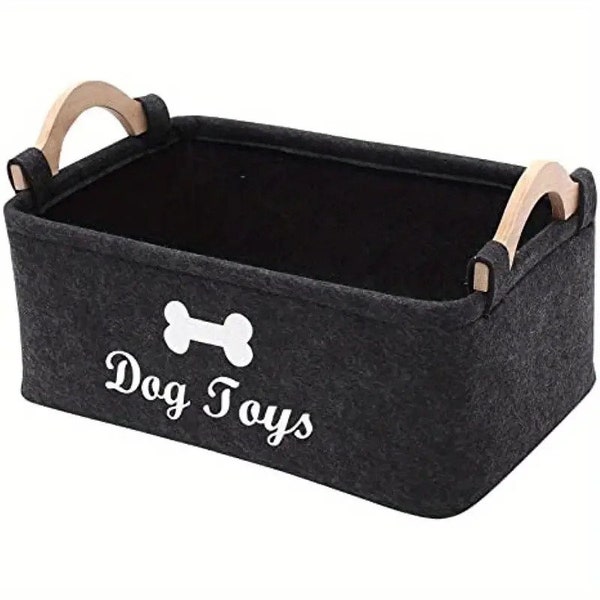 Dog Toy Box, Perfect Storage Basket For Organizing