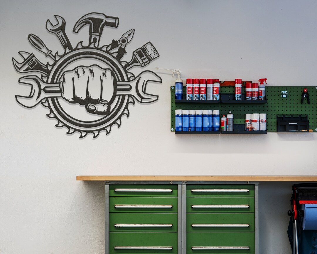 Metal Garage Wall Art Garage Art Decor Outdoor Metal Wall Etsy