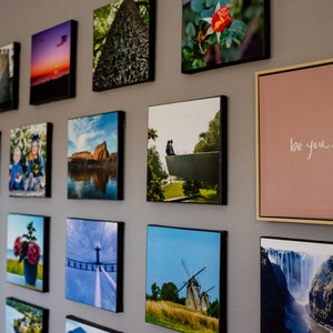 Handmade Mixtiles Bundle - Personalized 8x8 Photo Tiles, Custom Wall Decor, Artful Hangings