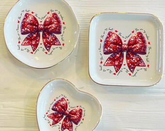 You Are My Sunshine Heart Ring Trinket Dish | Valentine Ring Dish | Custom Jewelry Dish | Gift for Her