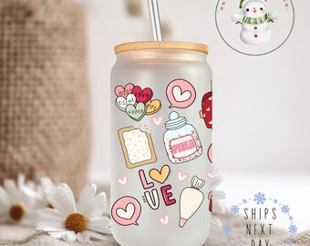 Baby Shower Sprinkles Glass Libbey Cup | Baby Shower Favor Iced Coffee Cup | 16 oz/20 oz | Gift for Mom to Be