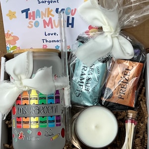 Caja de regalo para profesores / Set de regalo personalizado para profesores / Regalo personalizado para profesores / Regalo de agradecimiento para profesores / Regalo personalizable