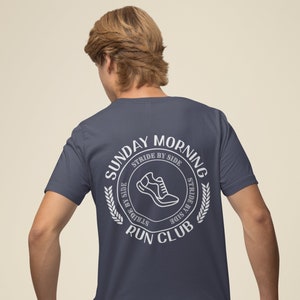 Sunday Run Club Pocket Shirt, Unisex Running Shirt, Running Club Shirt, Fitness Shirt