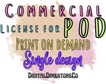 Print on Demand License