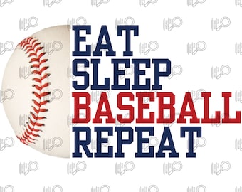 eat sleep baseball repeat png, Baseball PNG, sports png, baseball player png, baller png, baseball sublimation, digital download, boy png