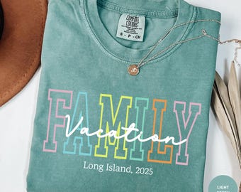 Family Vacation Shirt: Matching Summer Camp Crew Tee