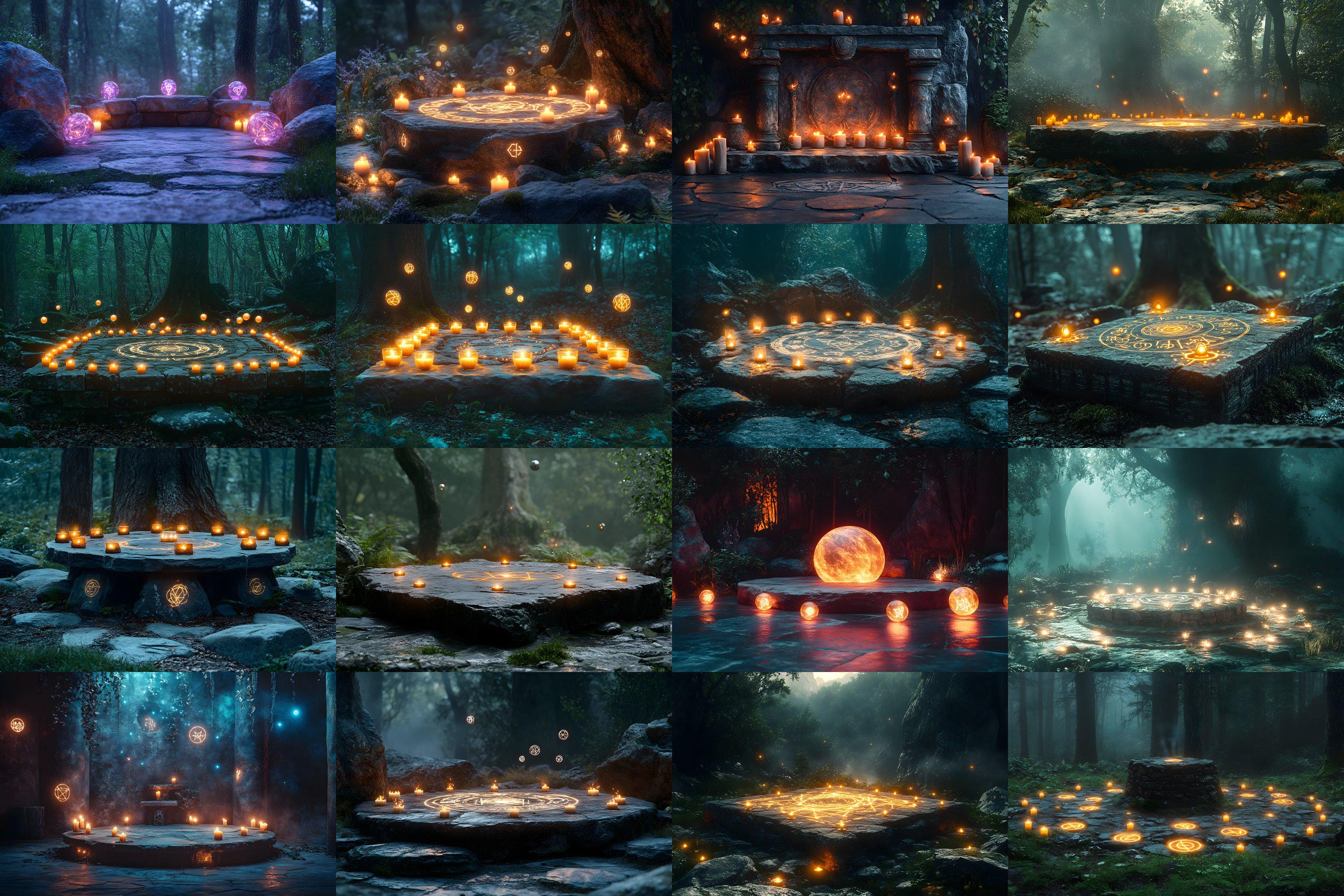 Empty Ritual Table Background 50 Spellcasting Altar Backdrops | Ritual Magic | Mystic Circles ...