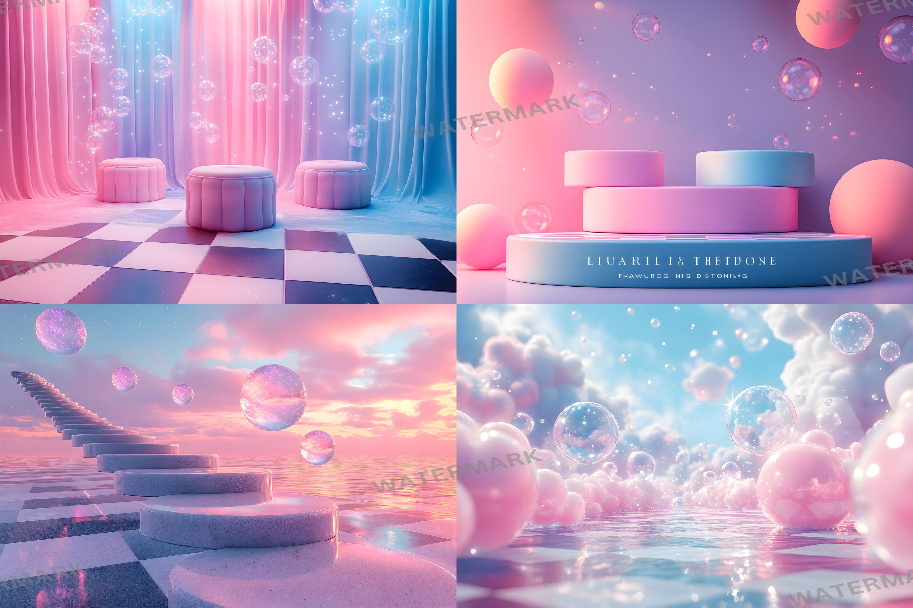 Chekered Backdrops Floating Checkered Plane Backdrops – Surreal Art, Pastel Photography ...