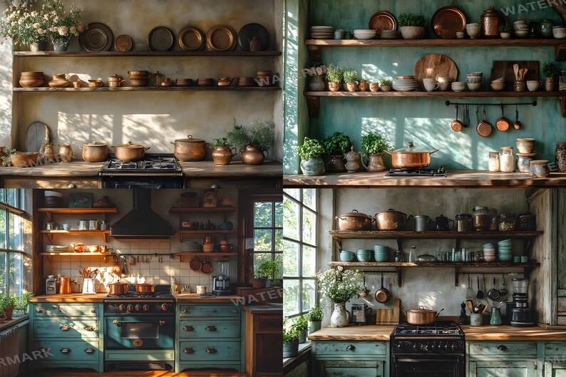 Farmhouse Kitchen Digital Backdrops – 35 Rustic Photography Pngs - Etsy