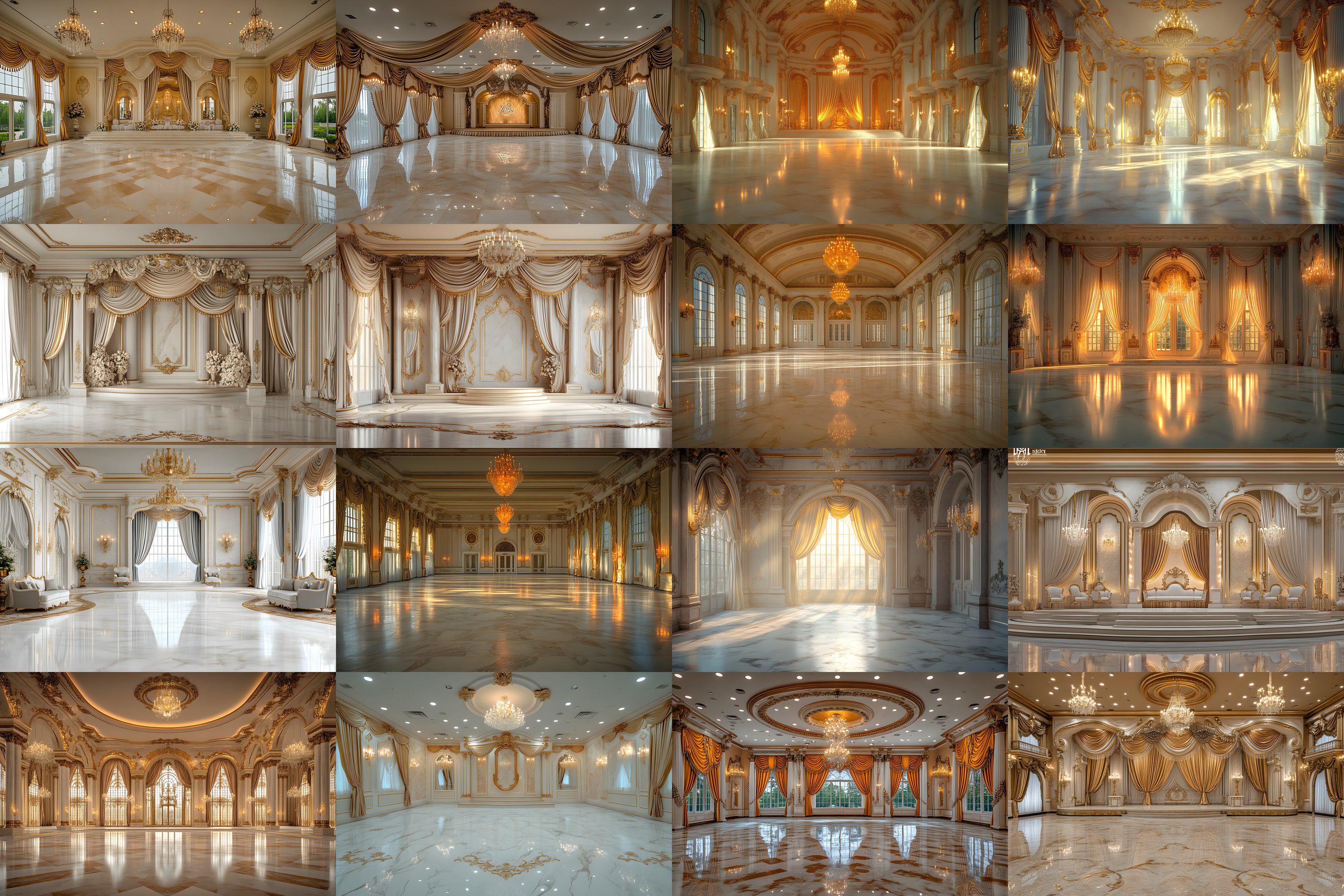Grand Ballroom Digital Backdrops | 45 Elegant Palace Interiors (JPG) - Etsy