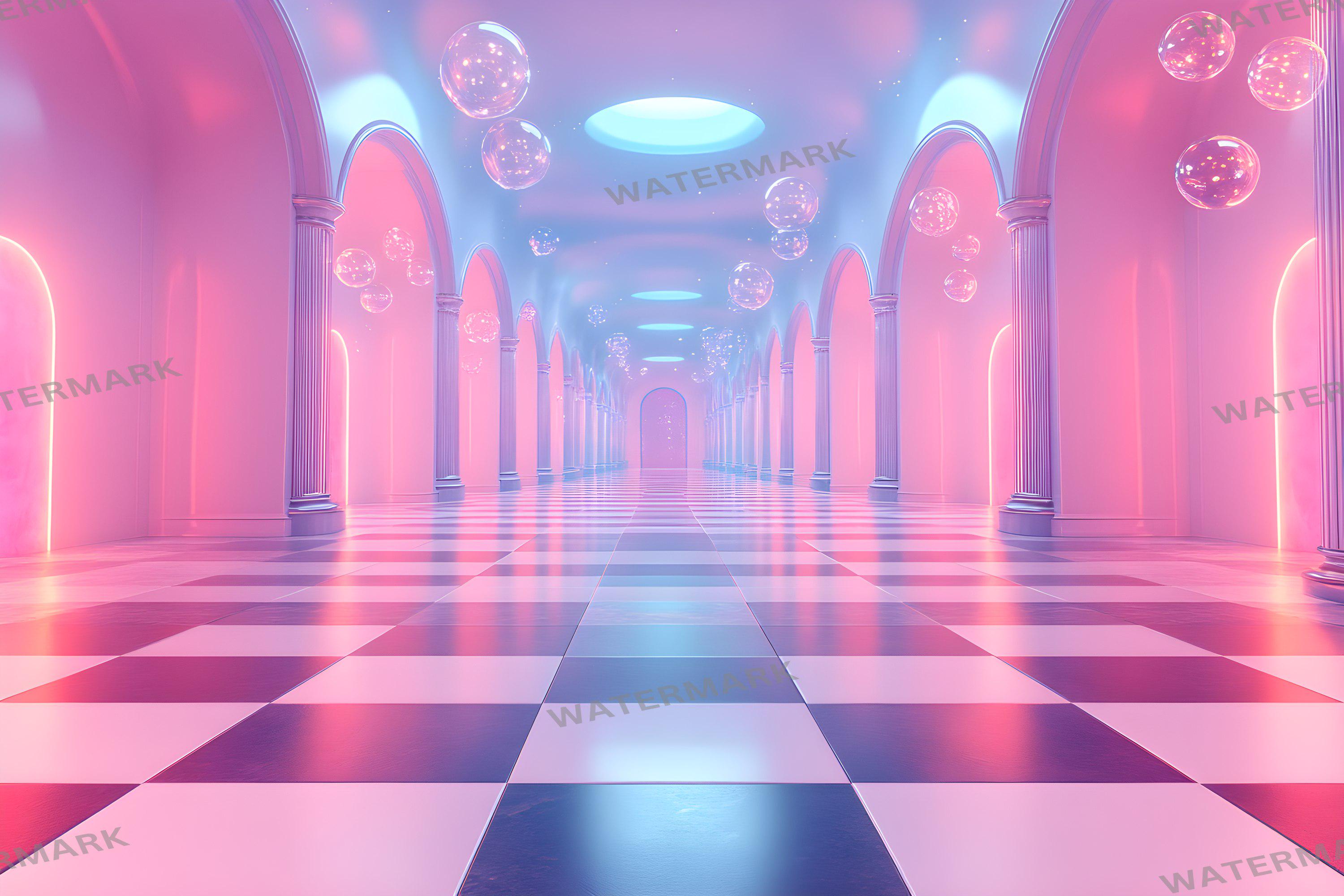 Chekered Backdrops Floating Checkered Plane Backdrops – Surreal Art, Pastel Photography ...