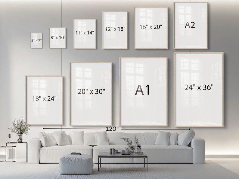 Set of 3 Modern Abstract Prints, Cool Geometric Contemporary Art, Red