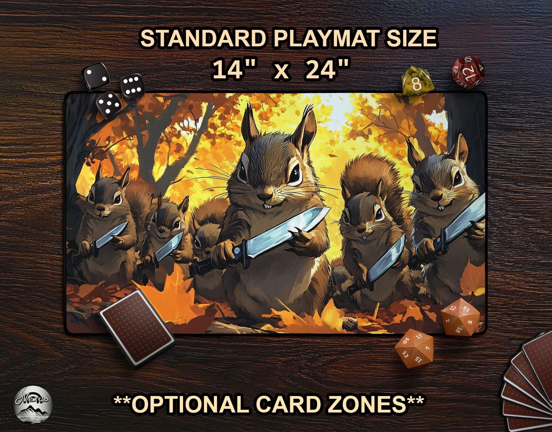 Squirrel deck mtg - Etsy 日本