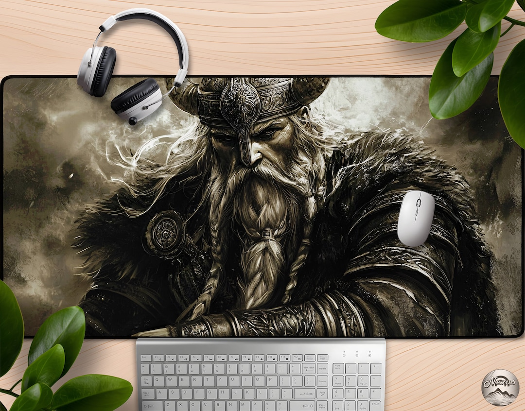 Barbarian Warrior Viking Norse Door Mat