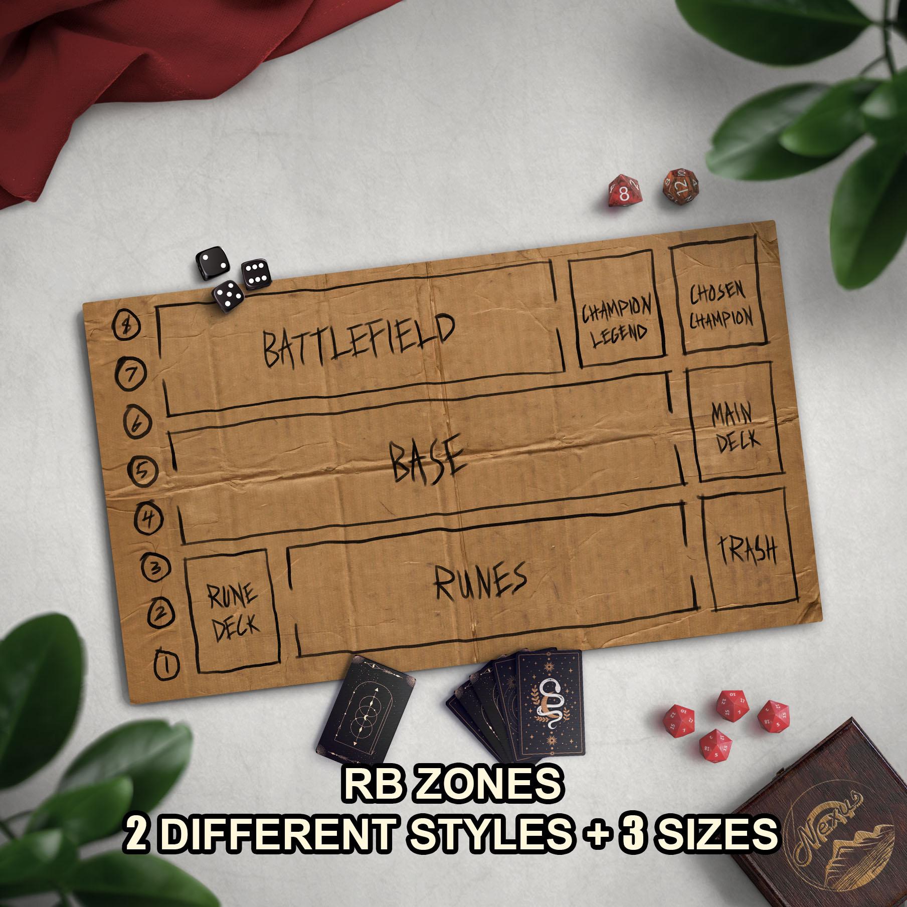 Homeless Riftbound Compatible TCG Playmat, Funny Playmat With
