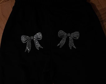 Coquette Bow Sweatpants - Etsy