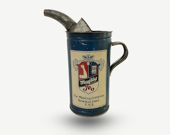 Maytag Multi Motor Fuel Mixing Can with Curved Spout from the 1920s