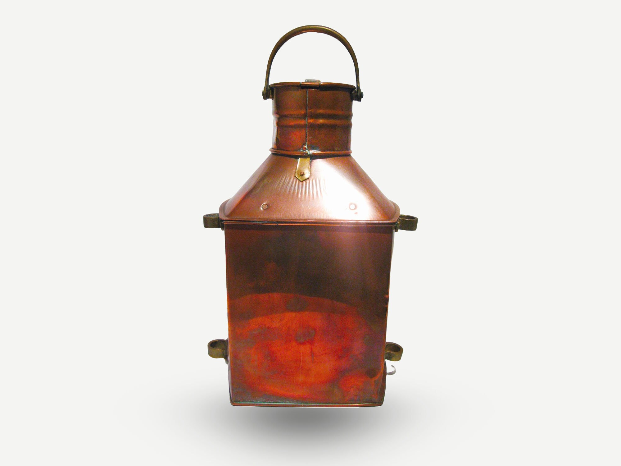 Ship Lantern - Tung Woo Copper and Brass Masthead - Vintage - Etsy