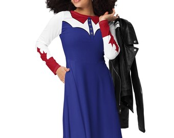 Cowboy Country Rodeo Midi Dress