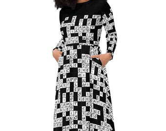 Crossword Puzzle Dress