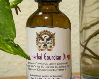 Organic Herbal Guardian Oil - Handcrafted Botanical Bug Repellent