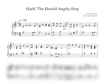 Hark! The Herald Angel Sings  - Christmas Sheet Music