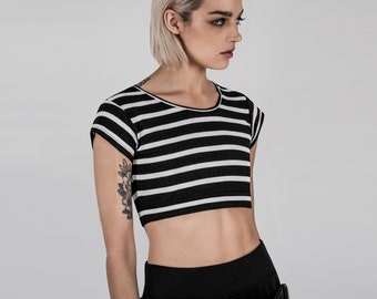 Striped Crop Top