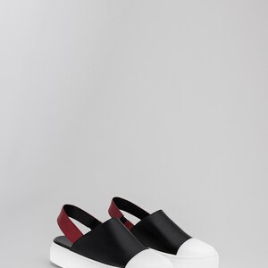 Leather Slingback Sneakers image 2