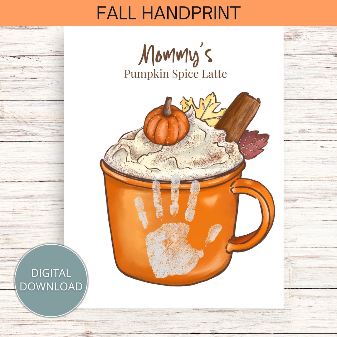 Fall Handprint Craft Handprint Craft for Kids Baby Toddler - Etsy Ireland