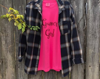 Gamer Girl, juegos, camisa de juego, camiseta de juego, vinilo, camiseta, jugador, idea de regalo, camiseta de vinilo personalizada, idea de vacaciones, camiseta de vinilo, juego de chicas