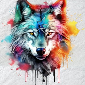 Wolf's Mystic Howl,Mystic Howling Wolf,Moonlit Wolf, Mystic Nature,Wolf Illustration,Nature Wall Art,Wildlife Art,Howling Wolf Gift