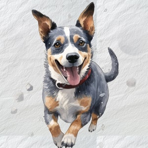 お祝いのオーストラリアン・キャトル・ドッグの雪玉のクリップアート、ウィンター・ワンダーランド・アート、お祝いの犬の遊び、オーストラリアン・キャトル・ドッグのシルエット。