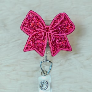 Bow Badge Reel, Cheer Bow, Nurse Badge Reel, Bow Badge Reel, Cheer Bage Reel, Cute Badge Reel, Teacher Badge Reel