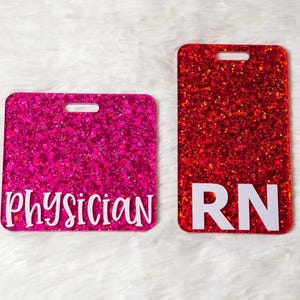 Badge Buddy Badge Buddie Badge Holder Nurse Badge Accessory ID Tag Personalized Badge Cute Badge Reel Nurse Registered Nurse Graduation Gift